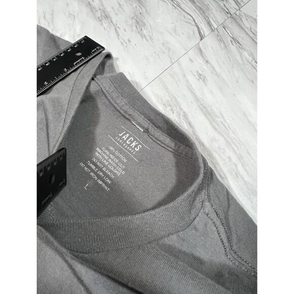 Jack’s Surfboards Gray Logo Tee Shirt Size L California Surf Classic #9 - Picture 5 of 5